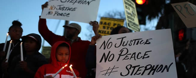 Protestas por muerte de afroamericano en California